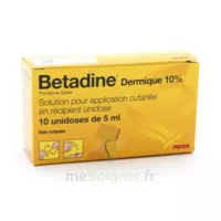 Betadine Dermique 10 % S Appl Cut En Récipient Unidose 10unid/5ml à RUMILLY