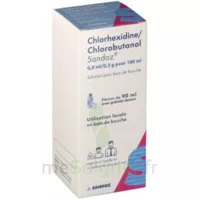 Chlorhexidine/chlorobutanol Sandoz 0,5 Ml/0,5 G Pour 100 Ml, Solution Pour Bain De Bouche Fl/200ml à RUMILLY