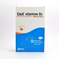 Cacit Vitamine D3 500 Mg/440 Ui, Comprimé à Sucer Ou à Croquer à RUMILLY