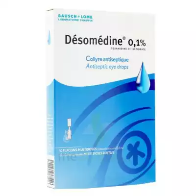 Desomedine 0,1 % Collyre Sol 10fl/0,6ml à RUMILLY